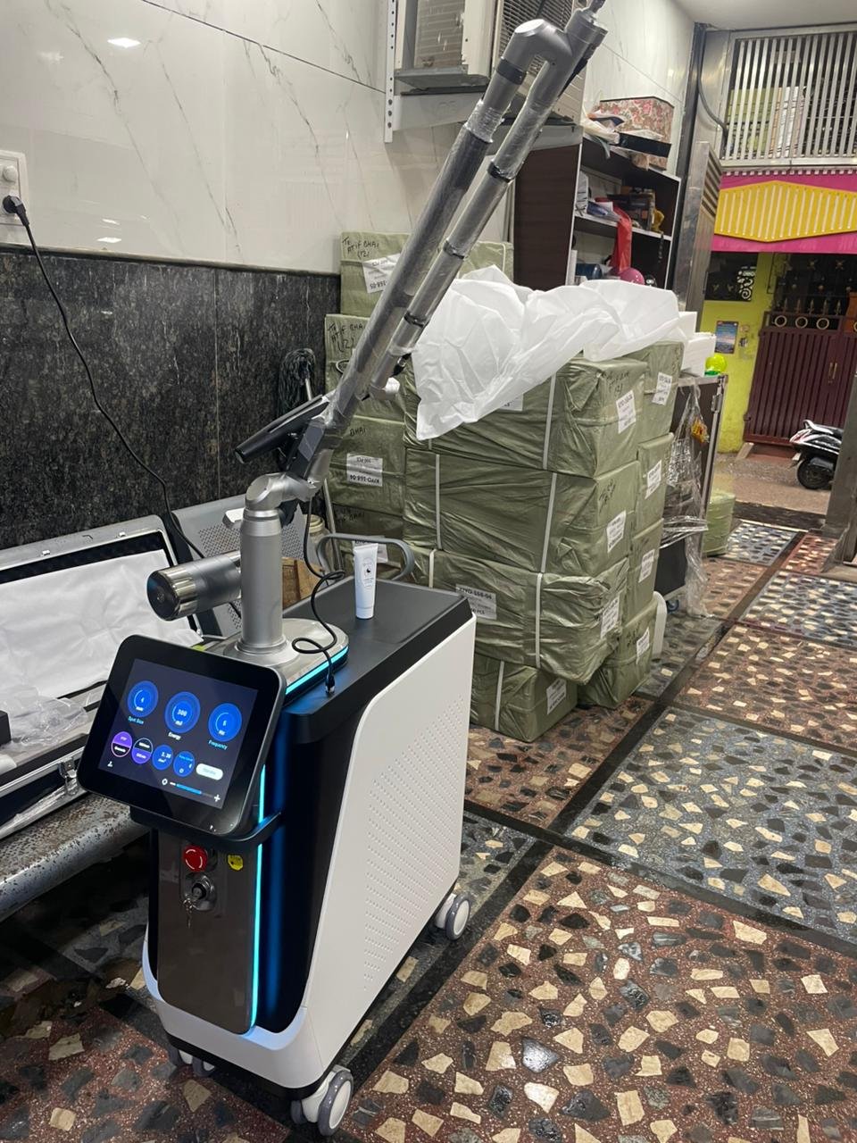 ABL Cosmoglow machine setup 7