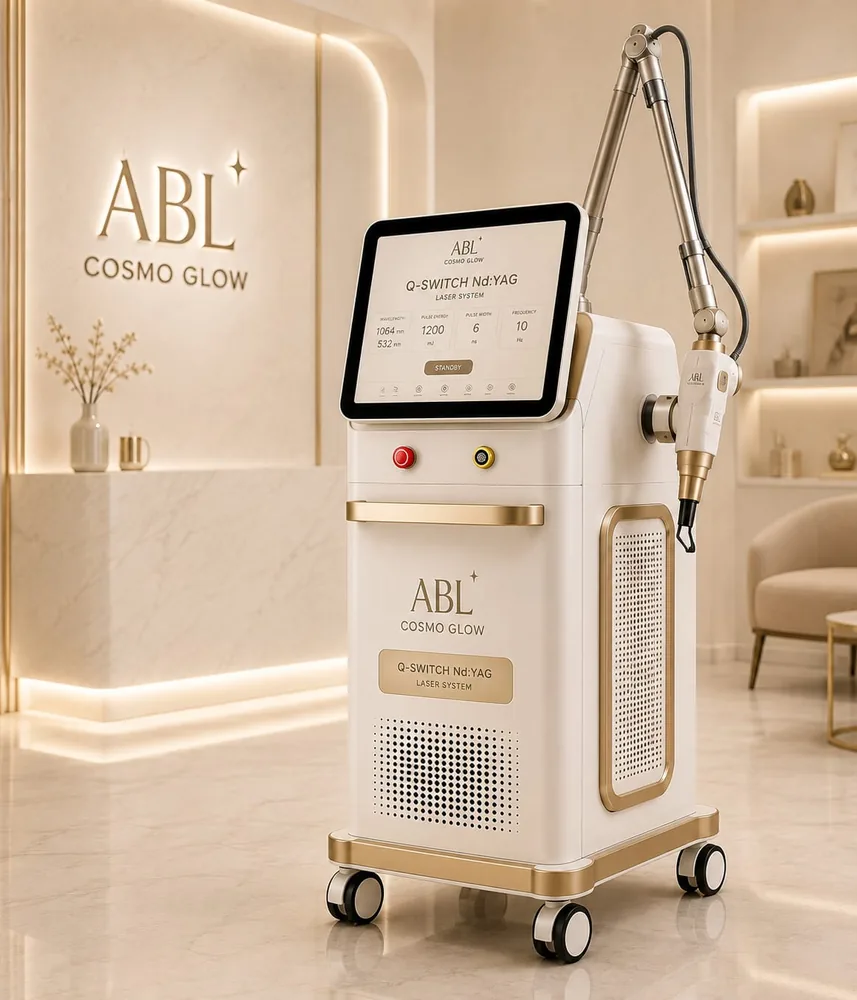ABL Cosmoglow Q-Switch Nd:YAG laser machine